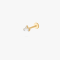 Micro Stacked Baguette Flatback Stud