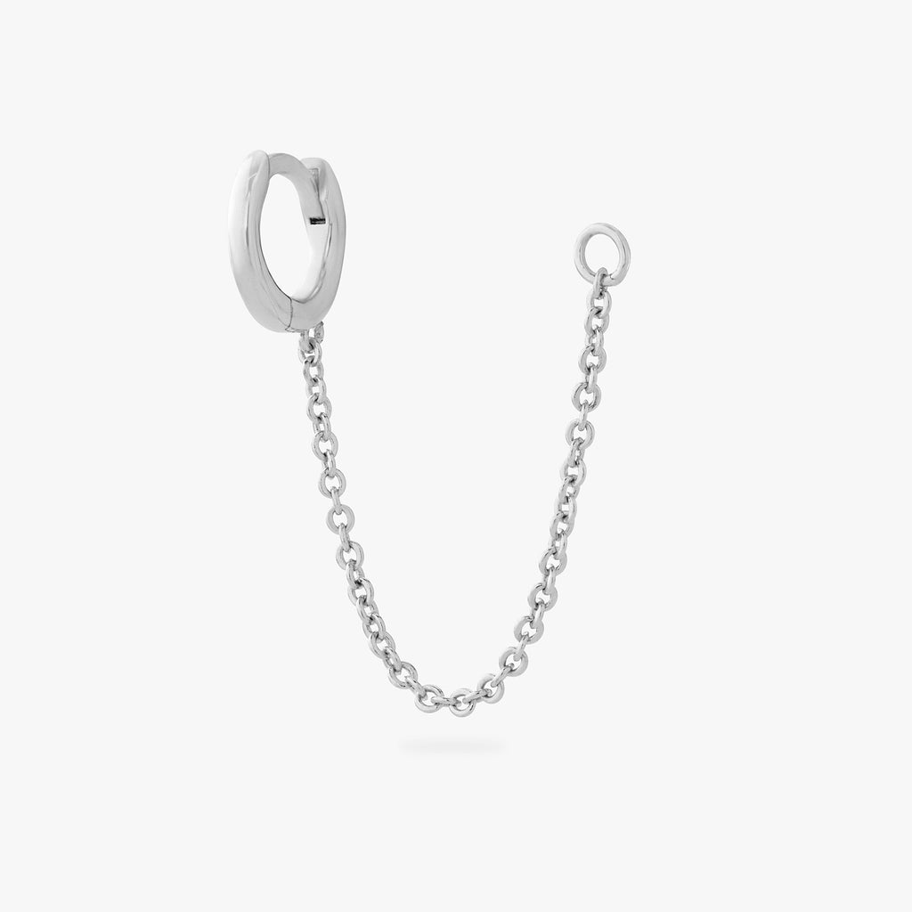 Micro Slim Chain Huggie