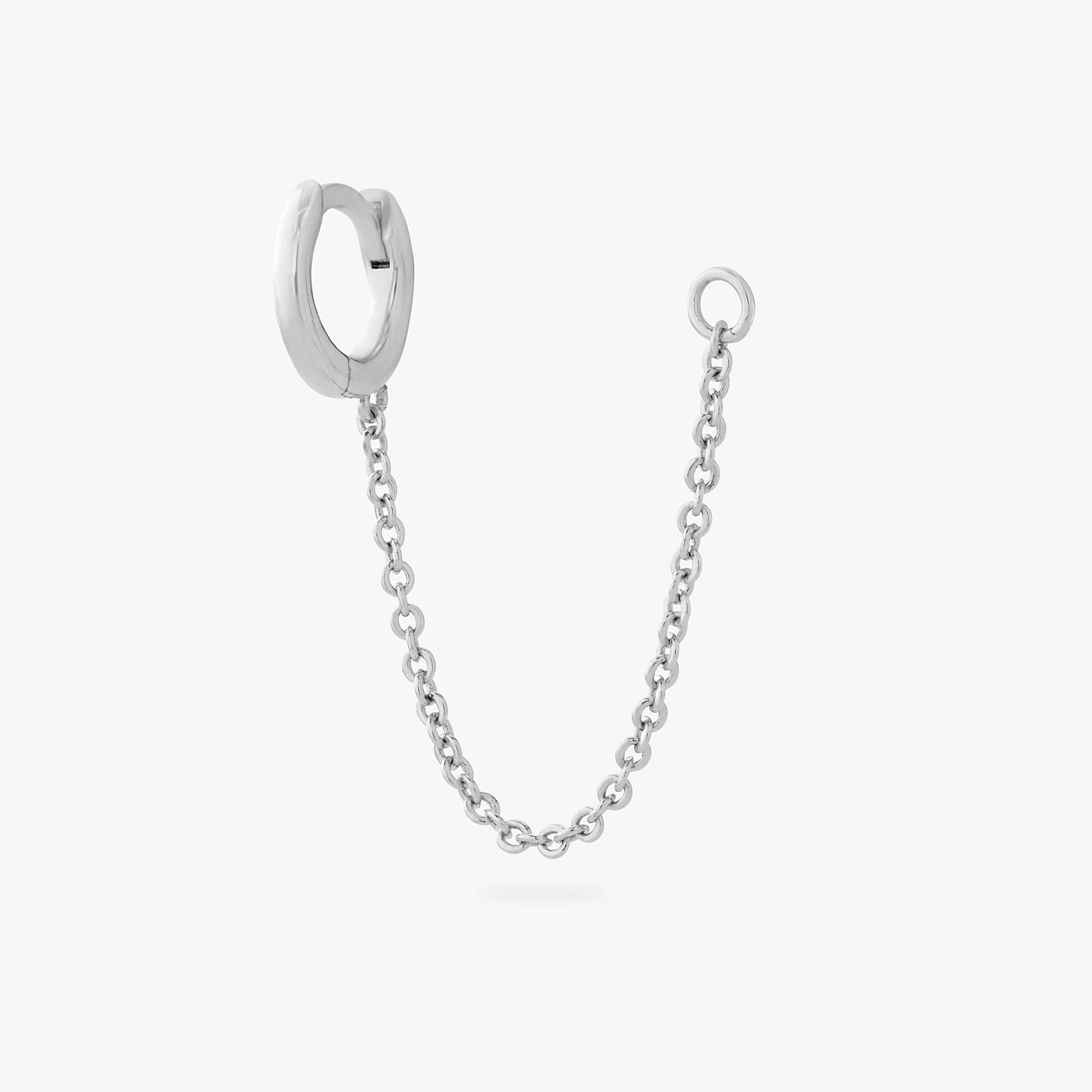 Micro Slim Chain Huggie