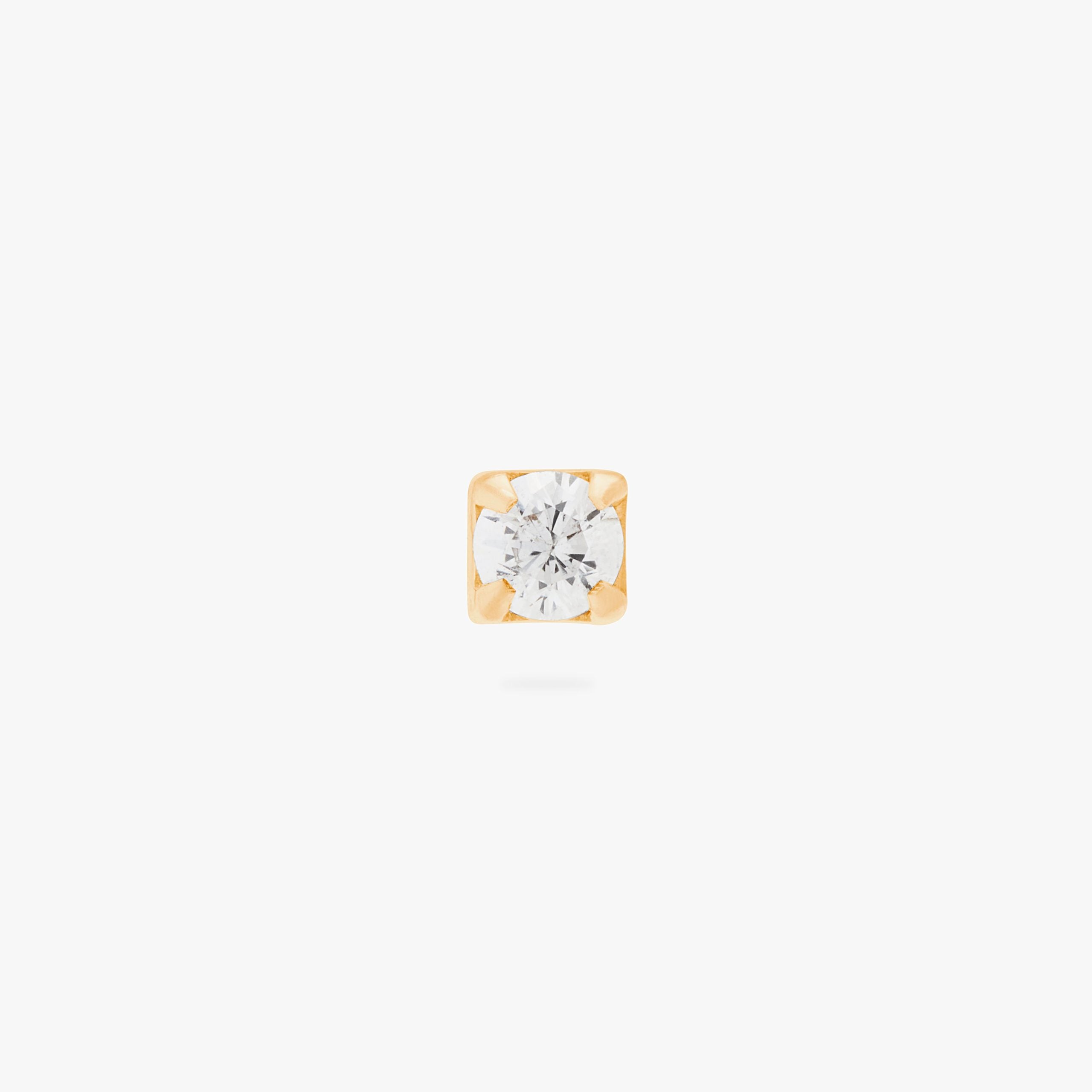 Mini CZ Flatback Stud