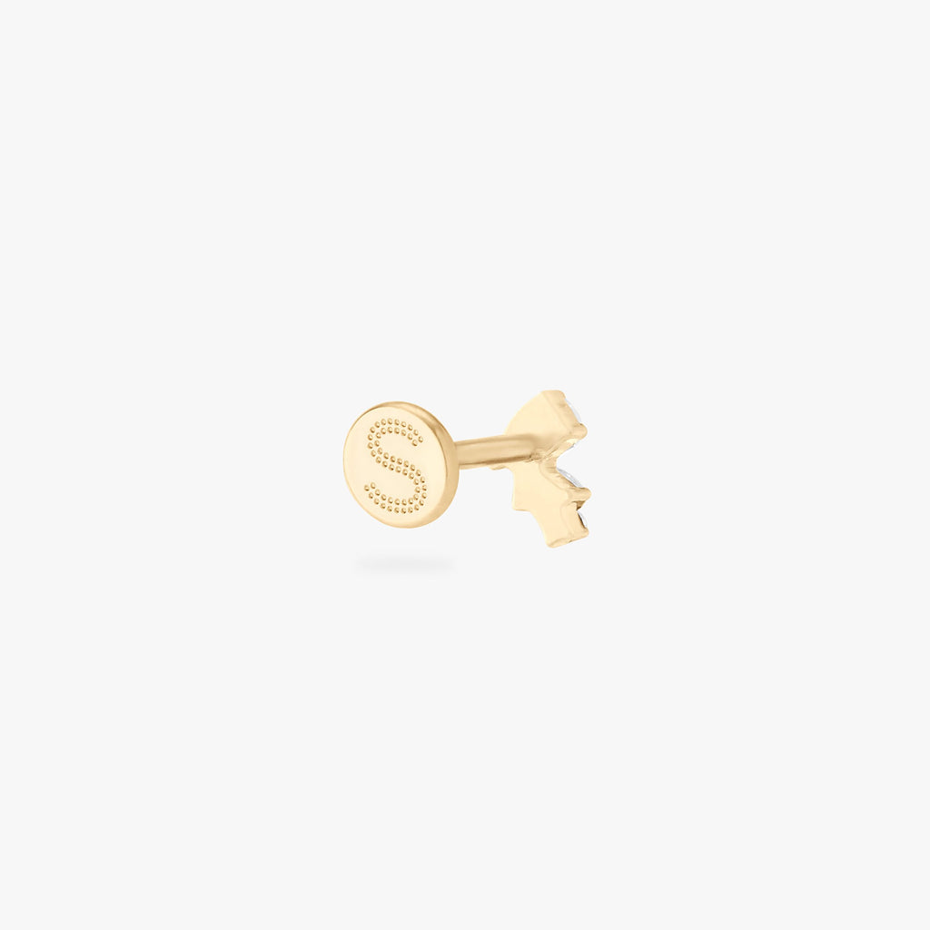Pear Cluster Flatback Stud