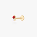 Stacked CZ Flatback Stud