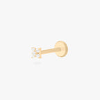Pave X Flatback Stud