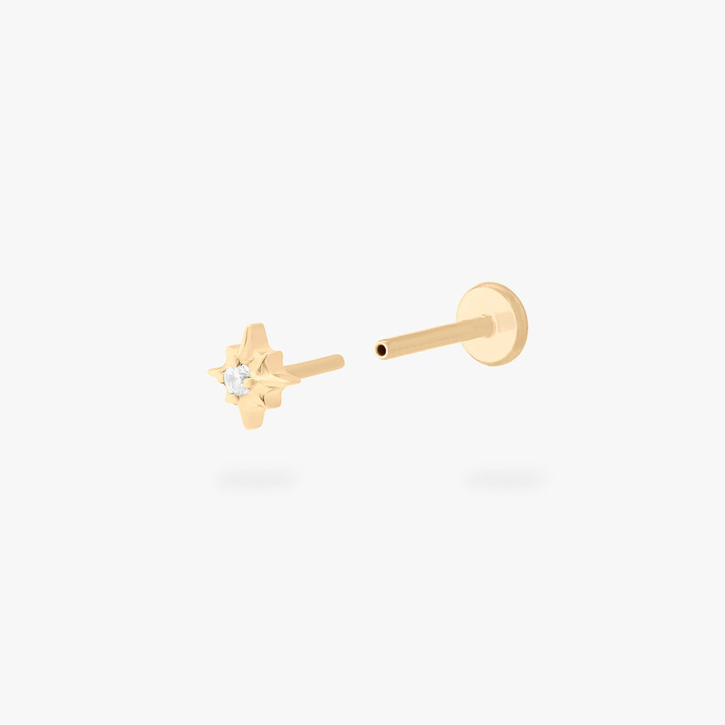 Micro Twinkle Flatback Stud