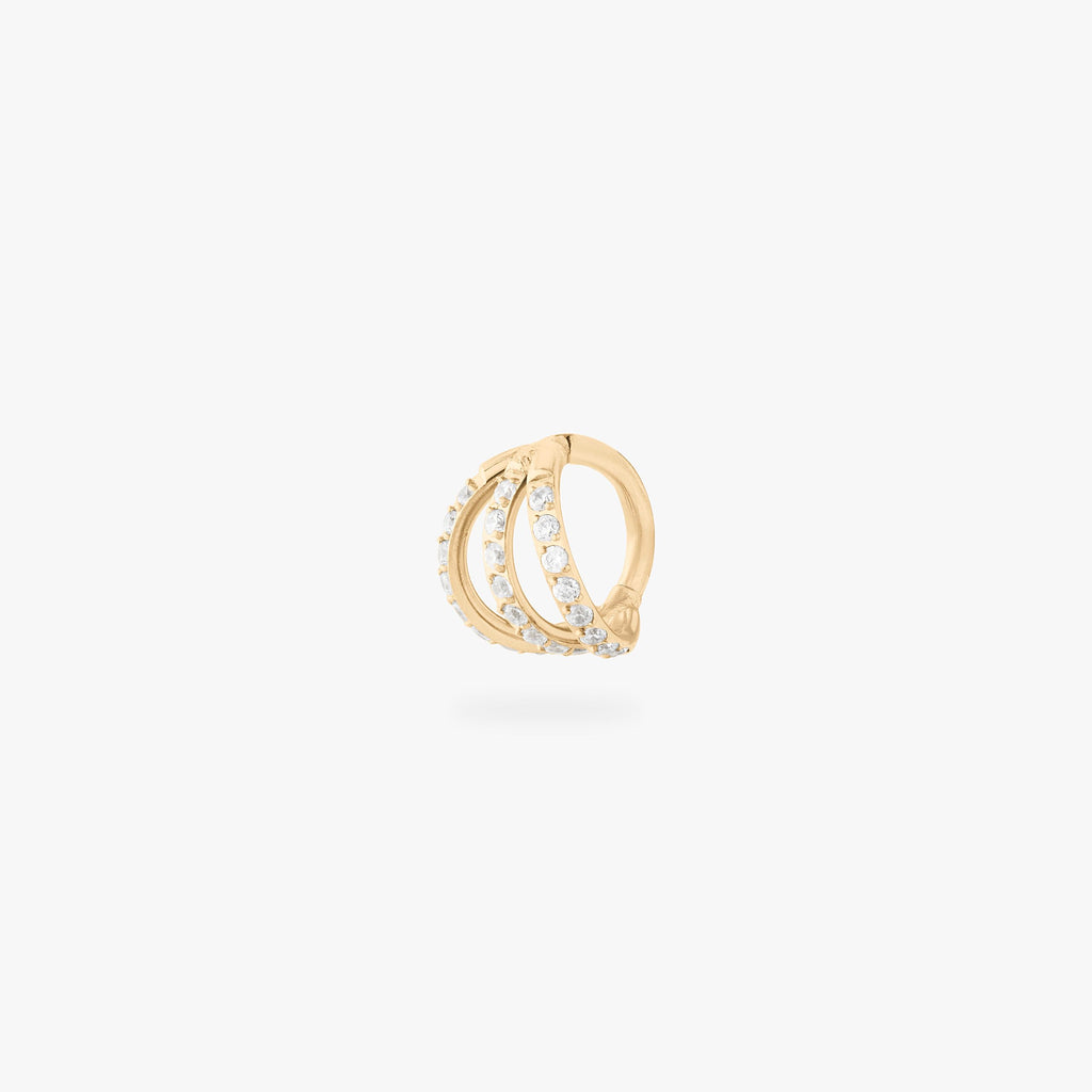 6mm Triple Pave Clicker