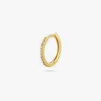Small Pave Hoop