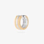 Two Tone Chunky Hoop