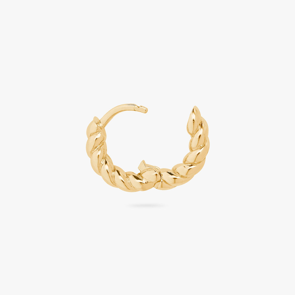 Chunky French Twist Huggie