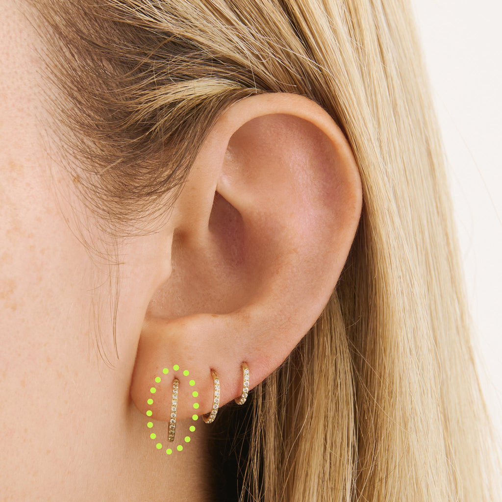 10mm Pave Clicker