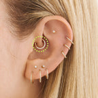 8mm Front Set Pave Clicker