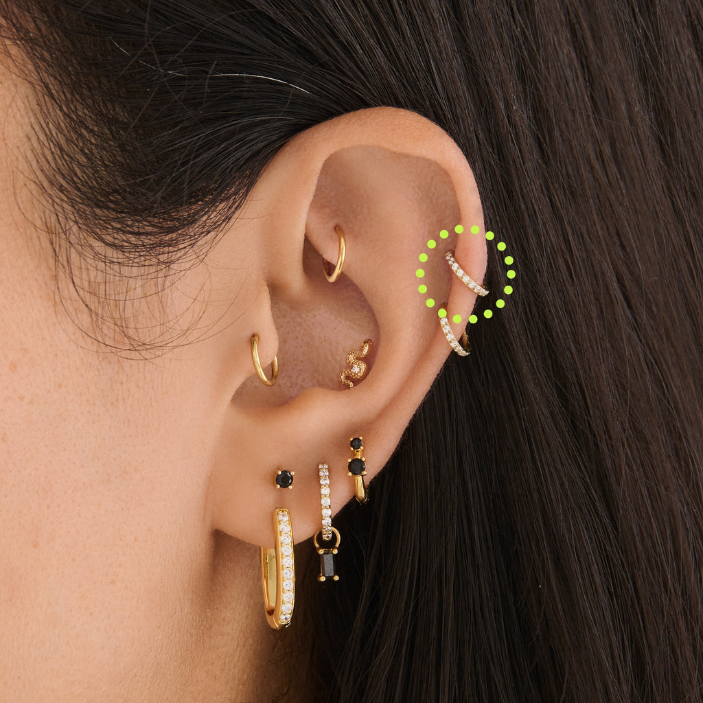 6mm Pave Clicker