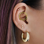 14K 8mm Clicker