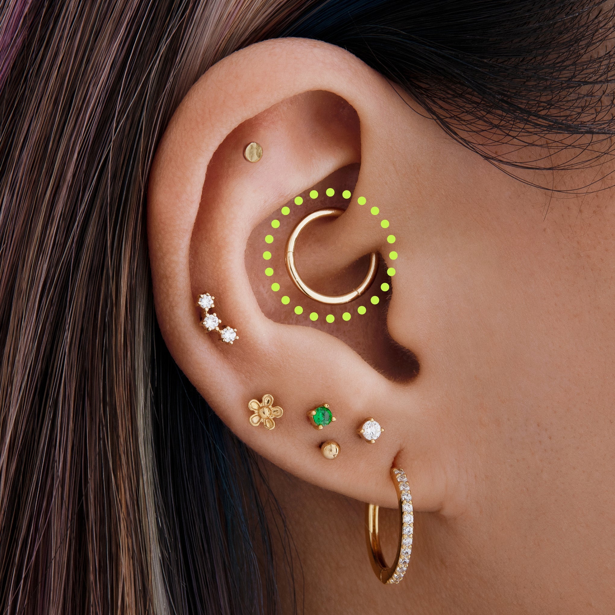 14K 10mm Clicker
