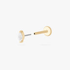 14K Marquise Flatback