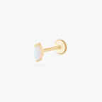 14K Marquise Opal Flatback