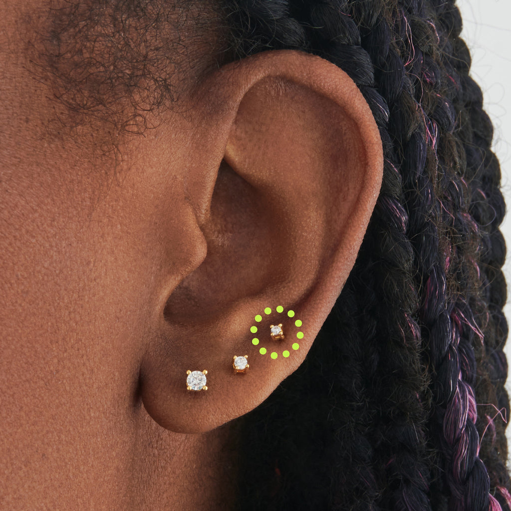 Micro CZ Stud