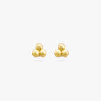Beaded Triad Stud