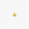 Beaded Triad Stud