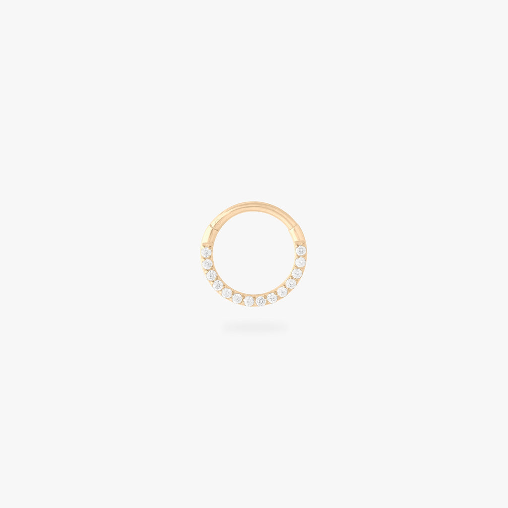 8mm Front Set Pave Clicker