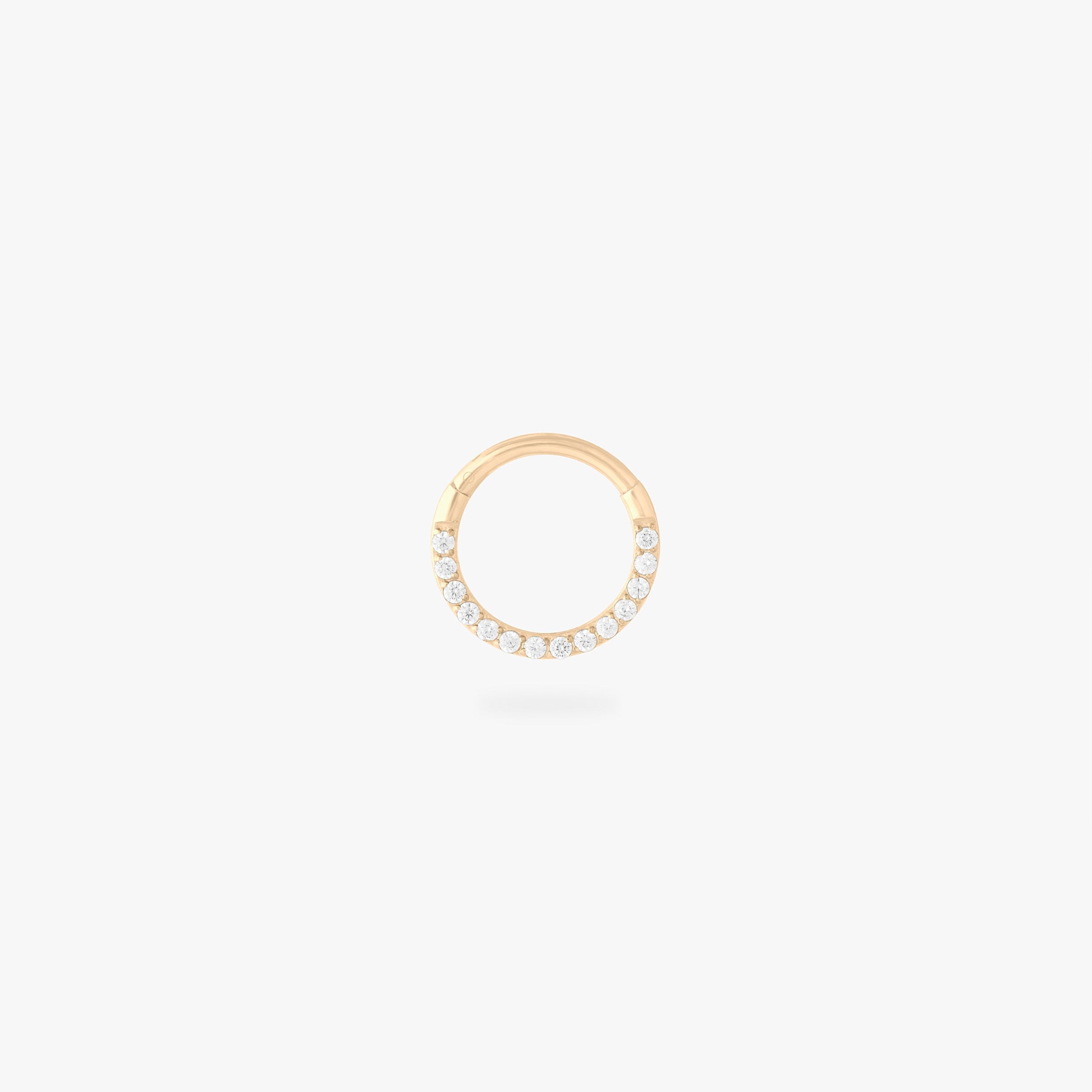 8mm Front Set Pave Clicker