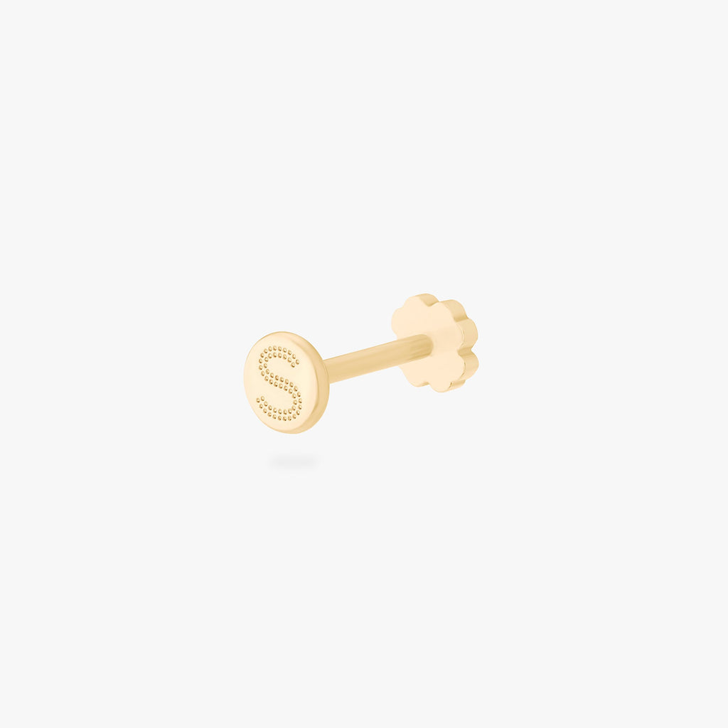 Enamel Flower Flatback Stud