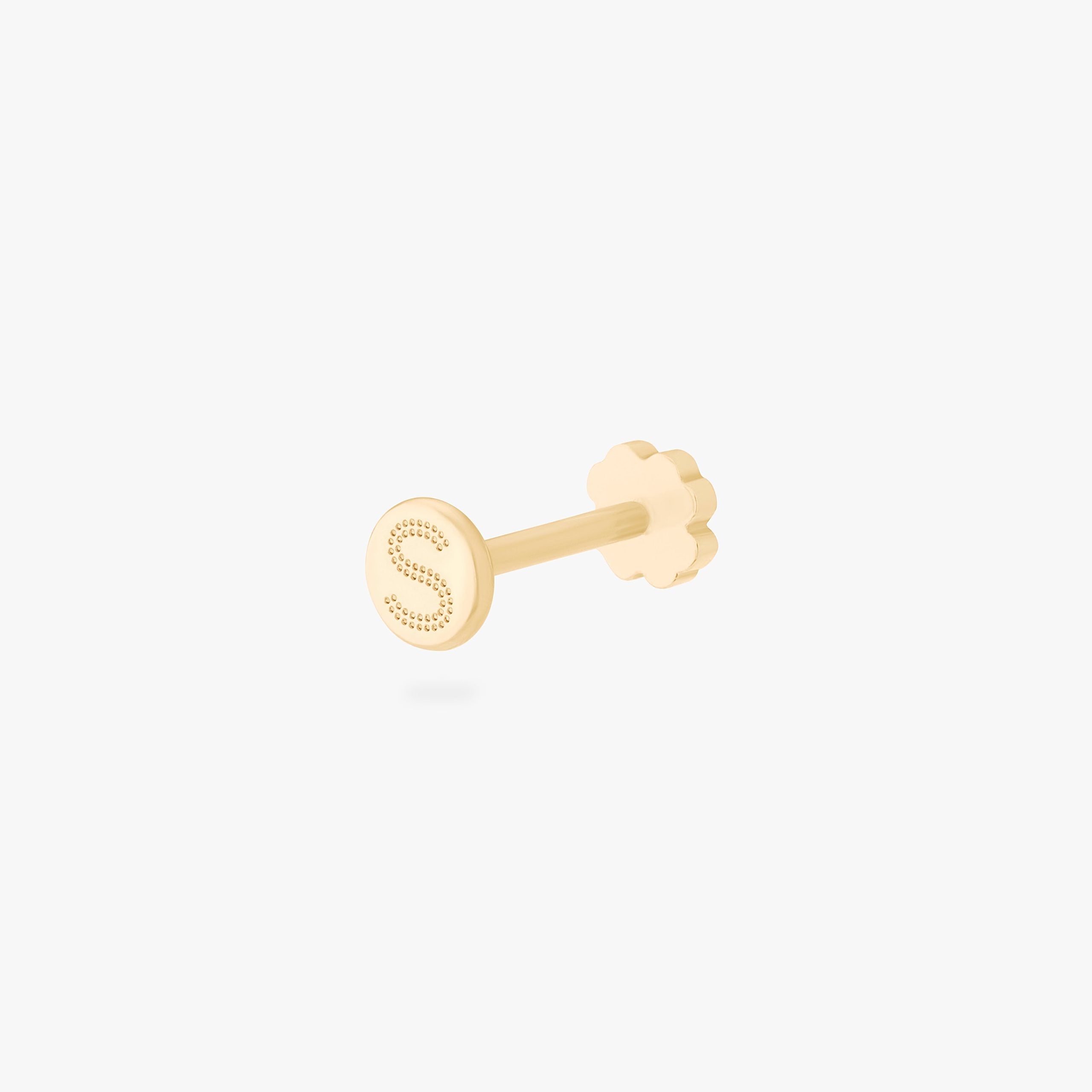 Enamel Flower Flatback Stud