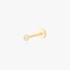 14K Bezel Flatback