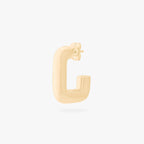 Chunky Square Hoop
