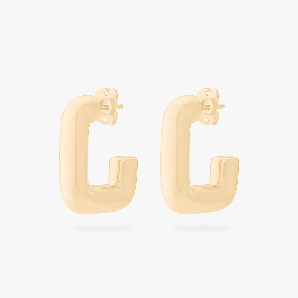Chunky Square Hoop