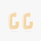 Chunky Square Hoop