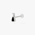 Black Vinegar Flatback Stud