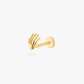 Skeleton Hand Flatback Stud