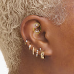 CZ Flower Barbell