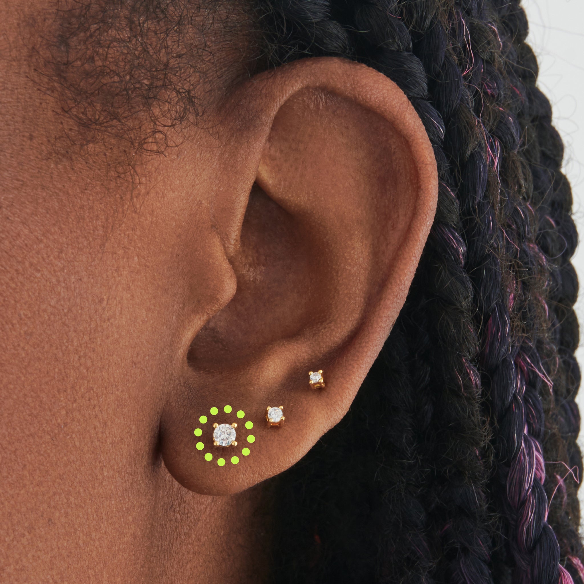 Small CZ Stud - STUDS