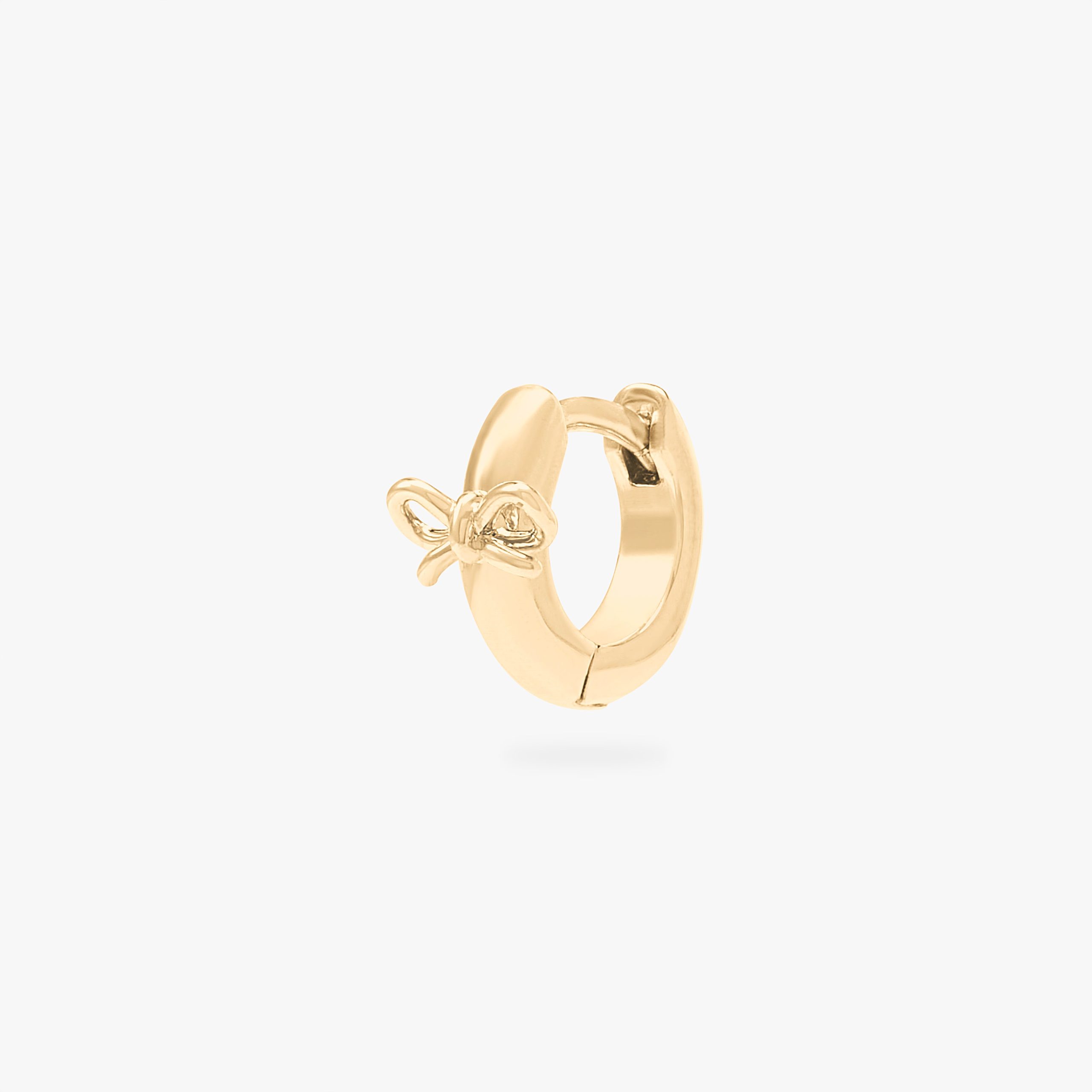 Micro Bow Huggie - STUDS