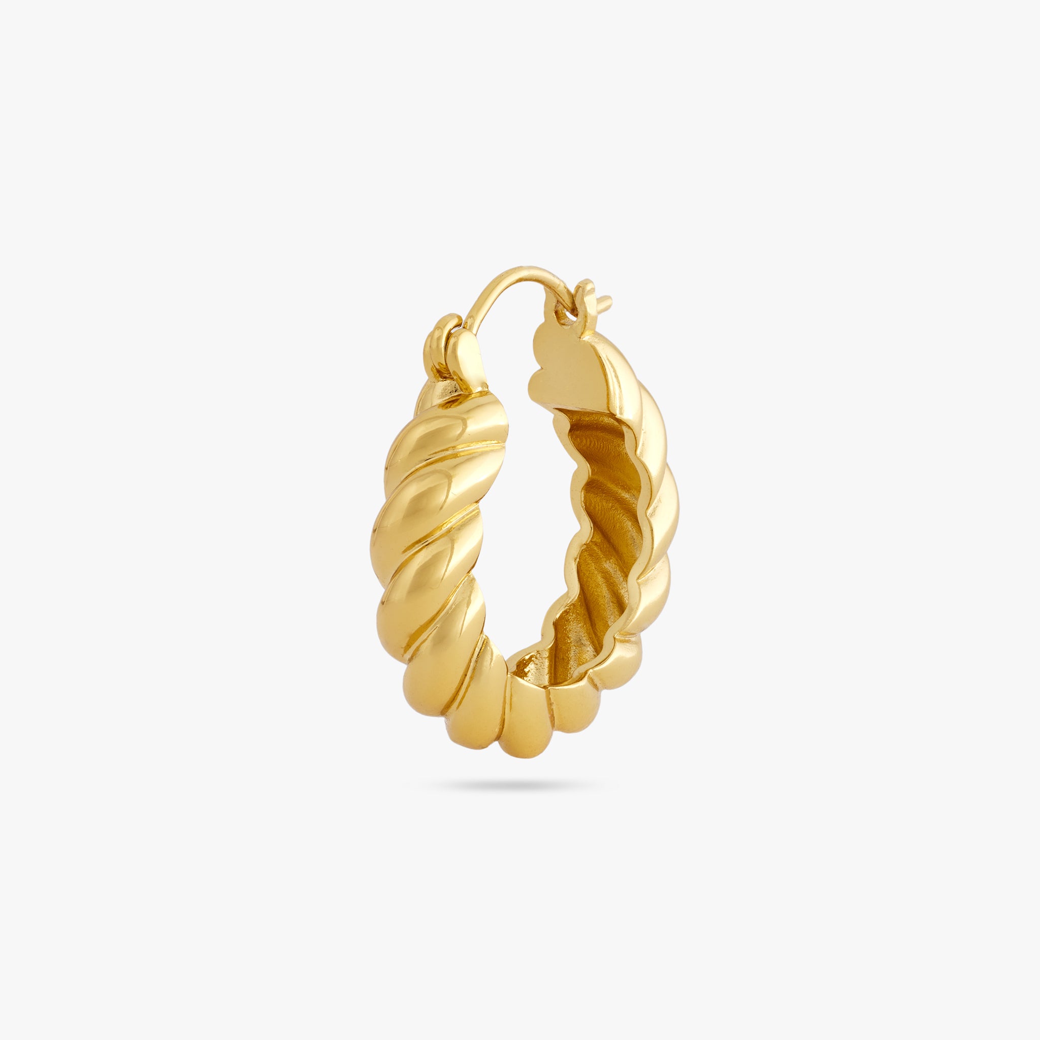 Medium French Twist Hoop - STUDS