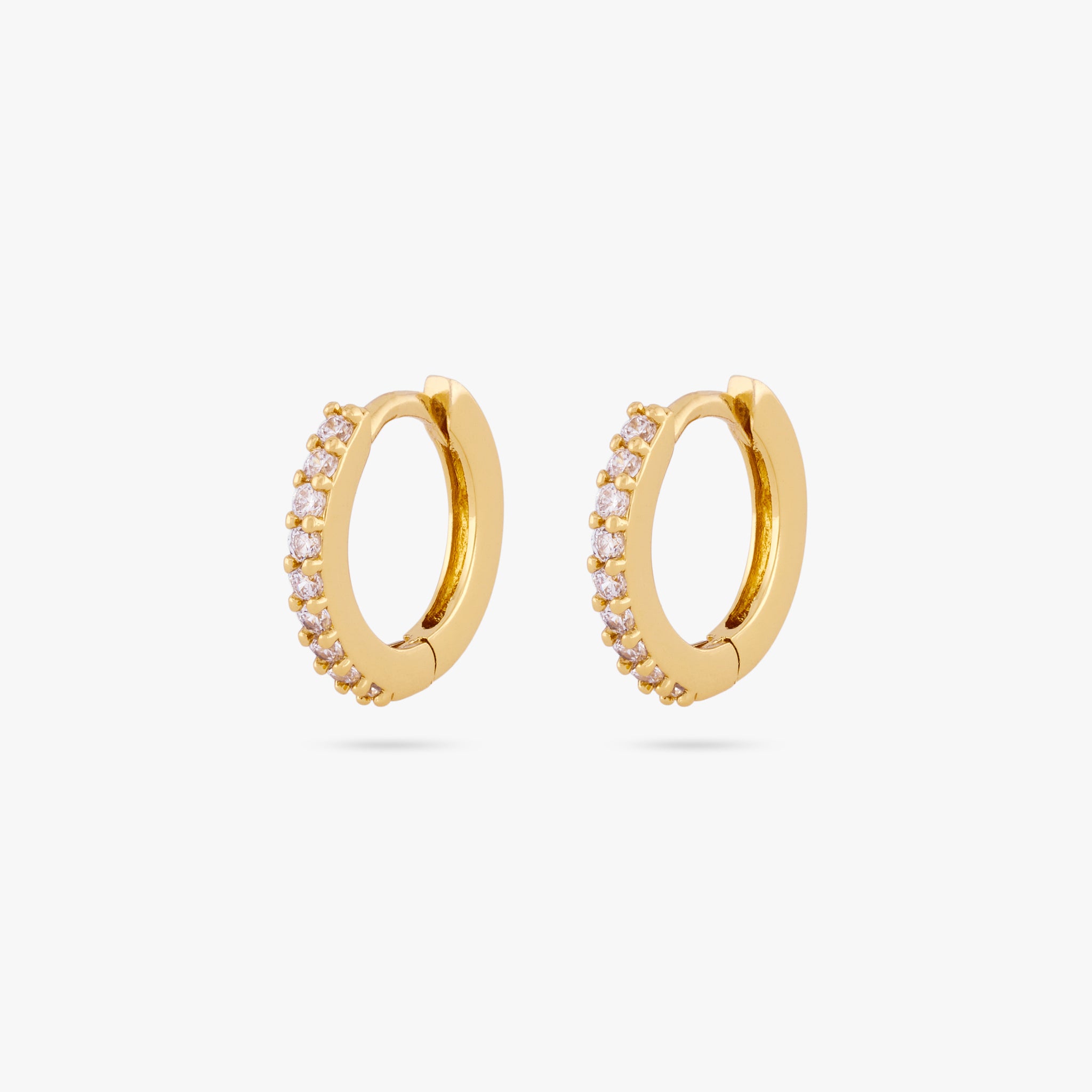 Mini Pave Huggie - STUDS