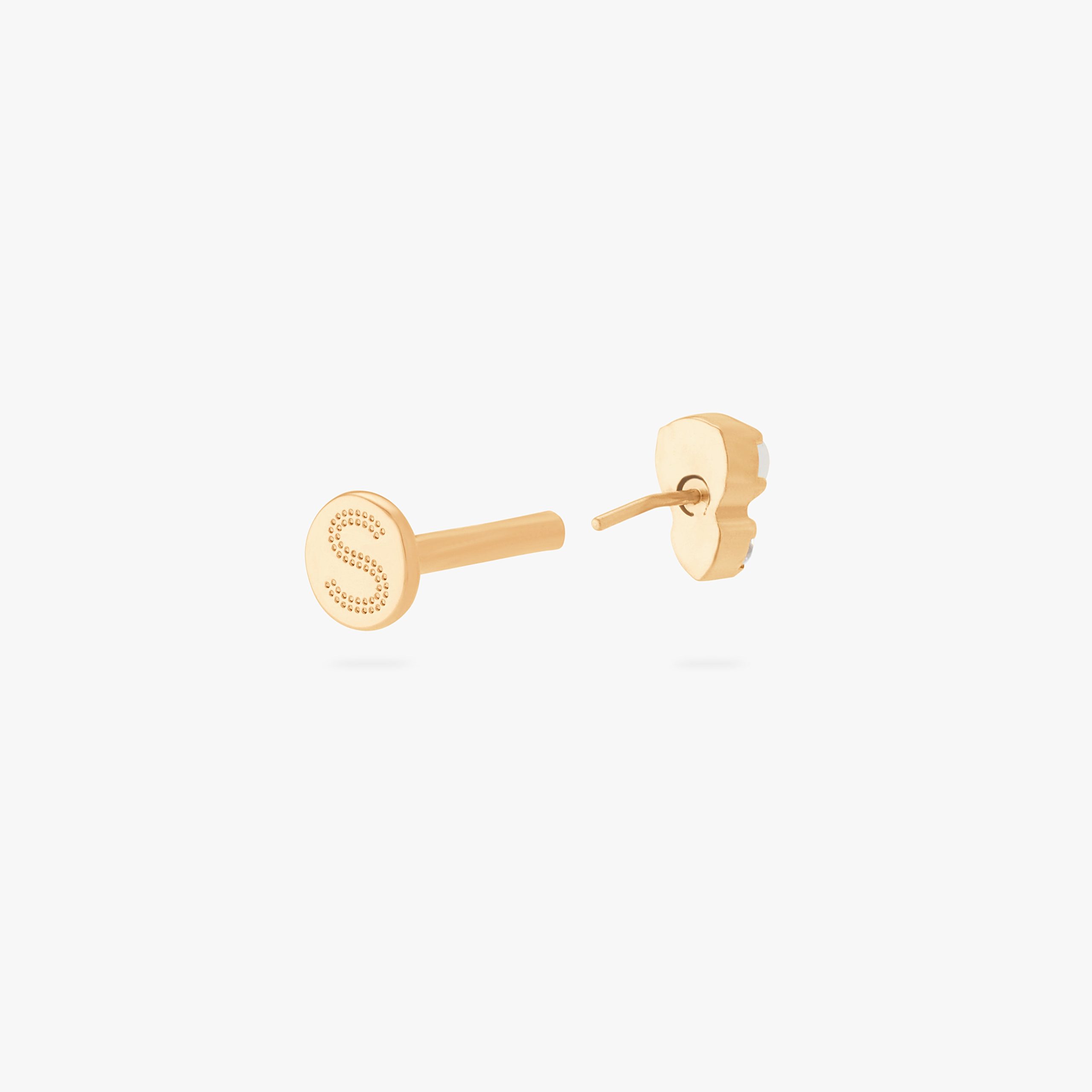 Stacked CZ Pearl Flatback Stud - STUDS