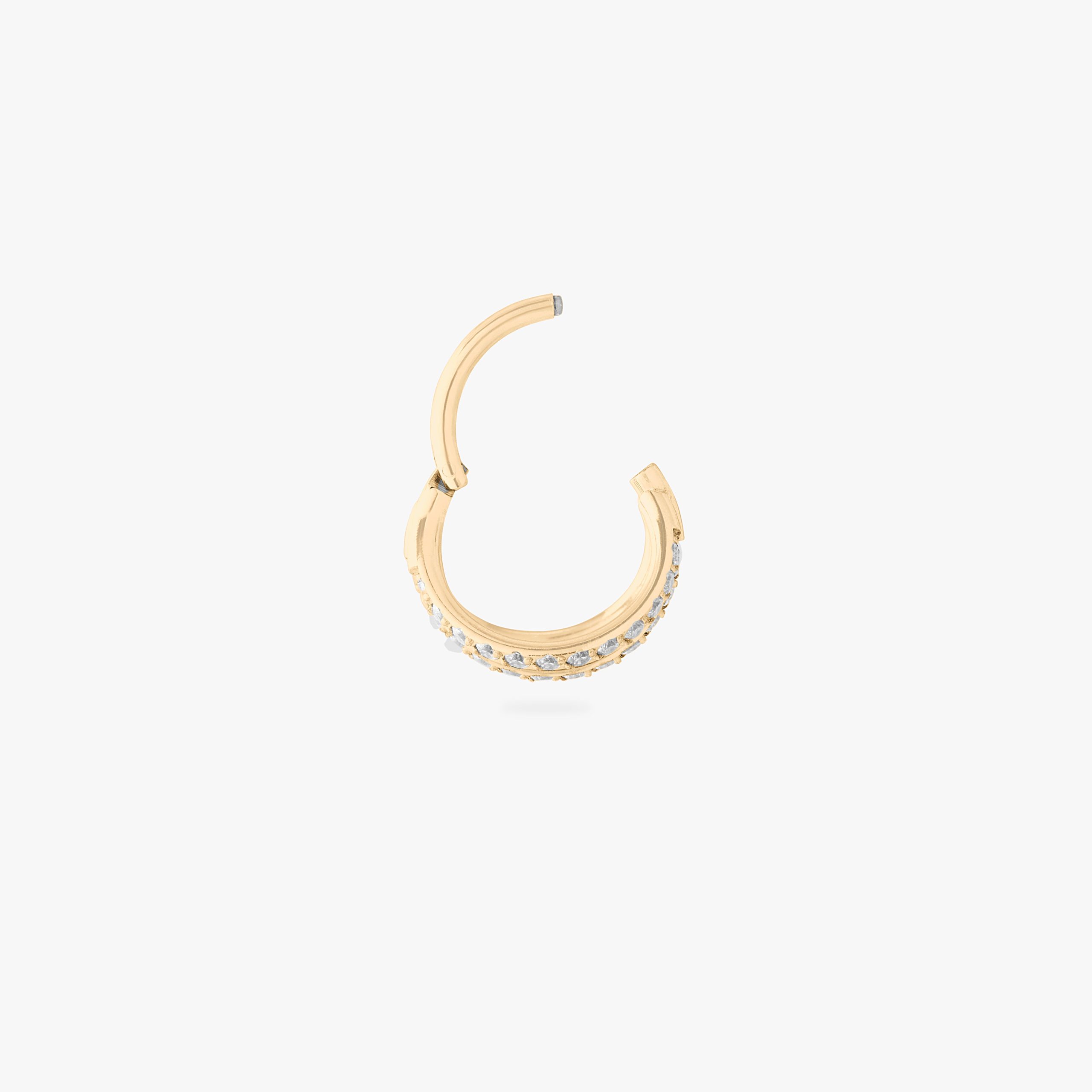 8mm Triple Pave Clicker - STUDS