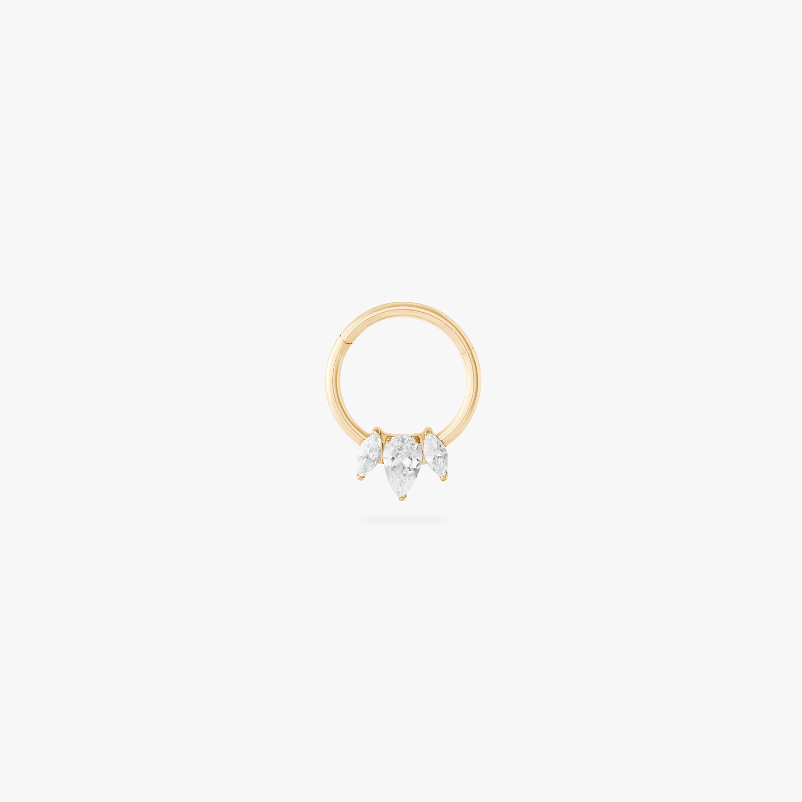 8mm Crown Pear Clicker - STUDS