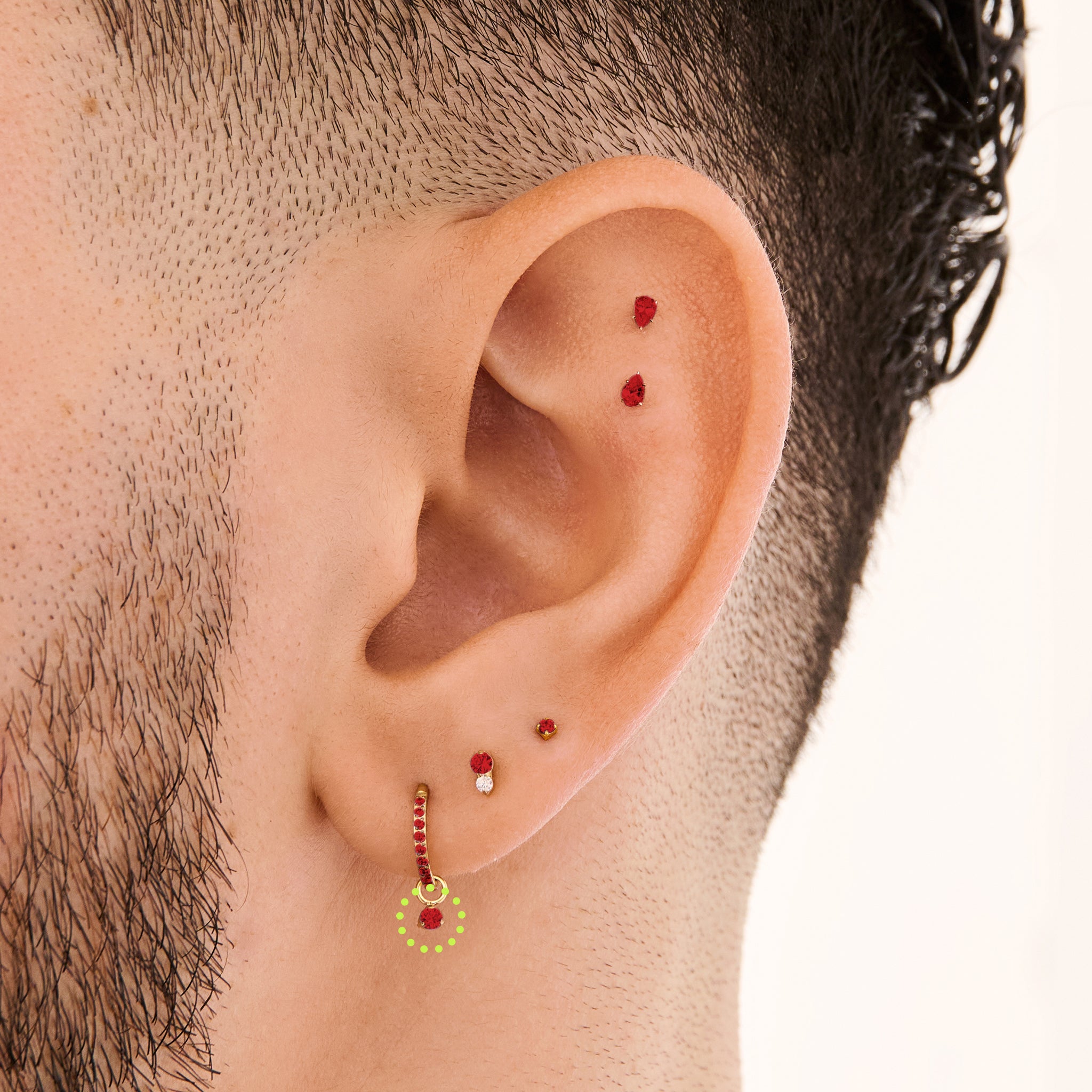 Micro CZ Clicker Charm - STUDS