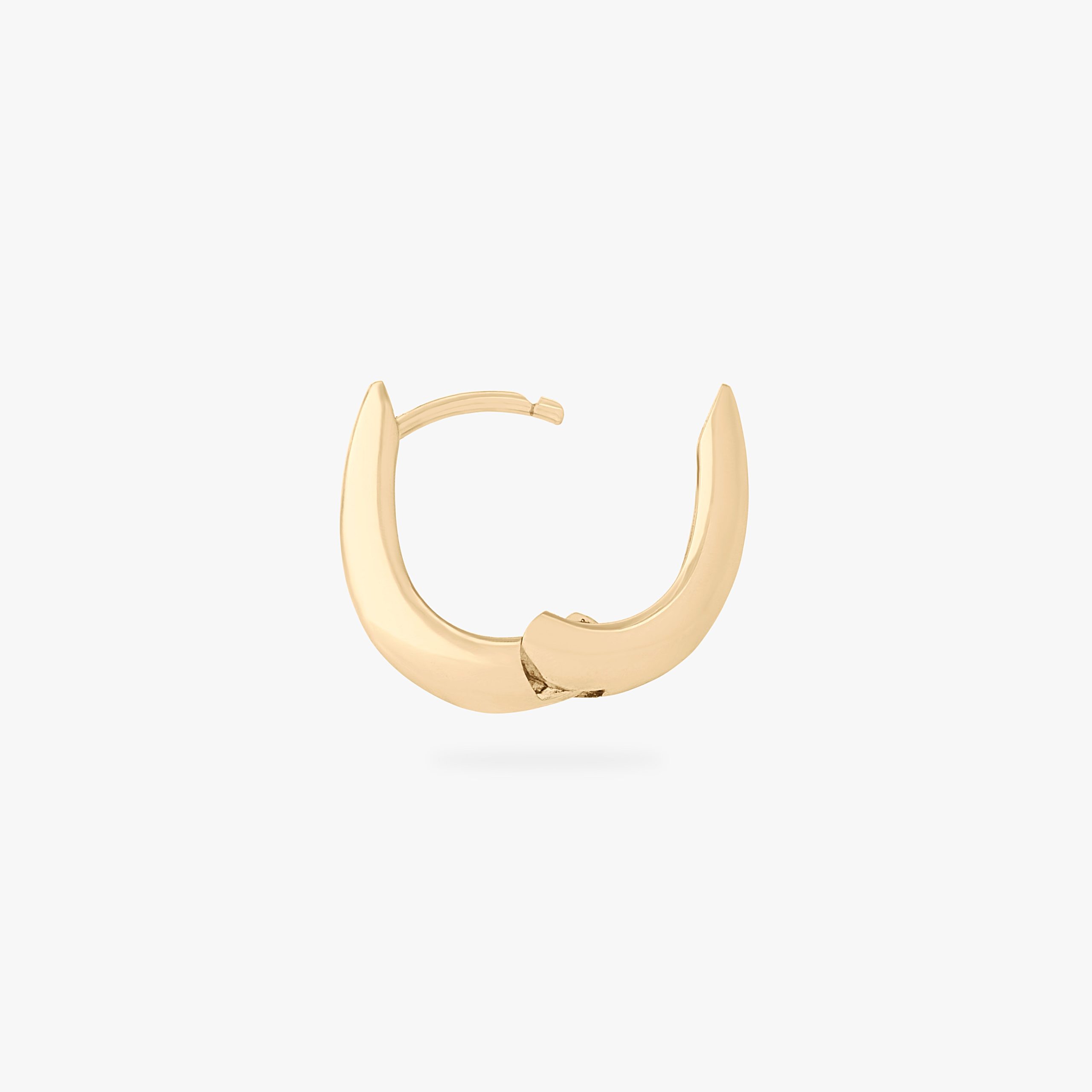 Dainty Crescent Huggie - STUDS