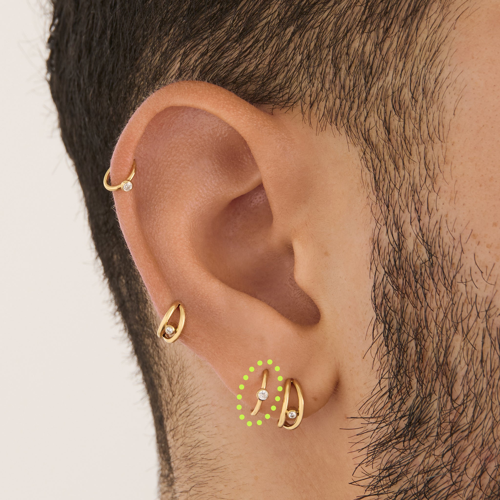 8mm Bezel Clicker - STUDS