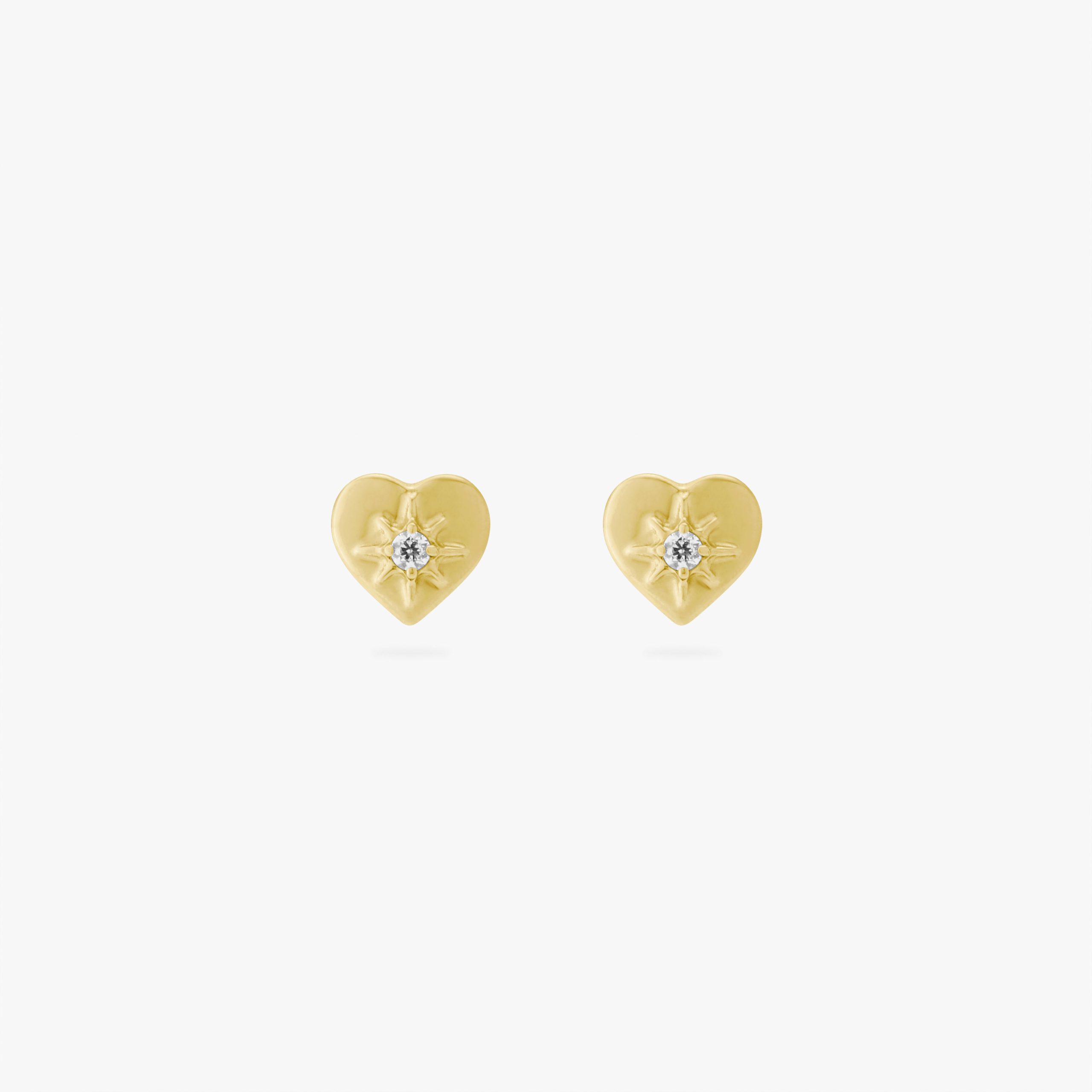 Anodized Twinkle Heart Flatback - STUDS