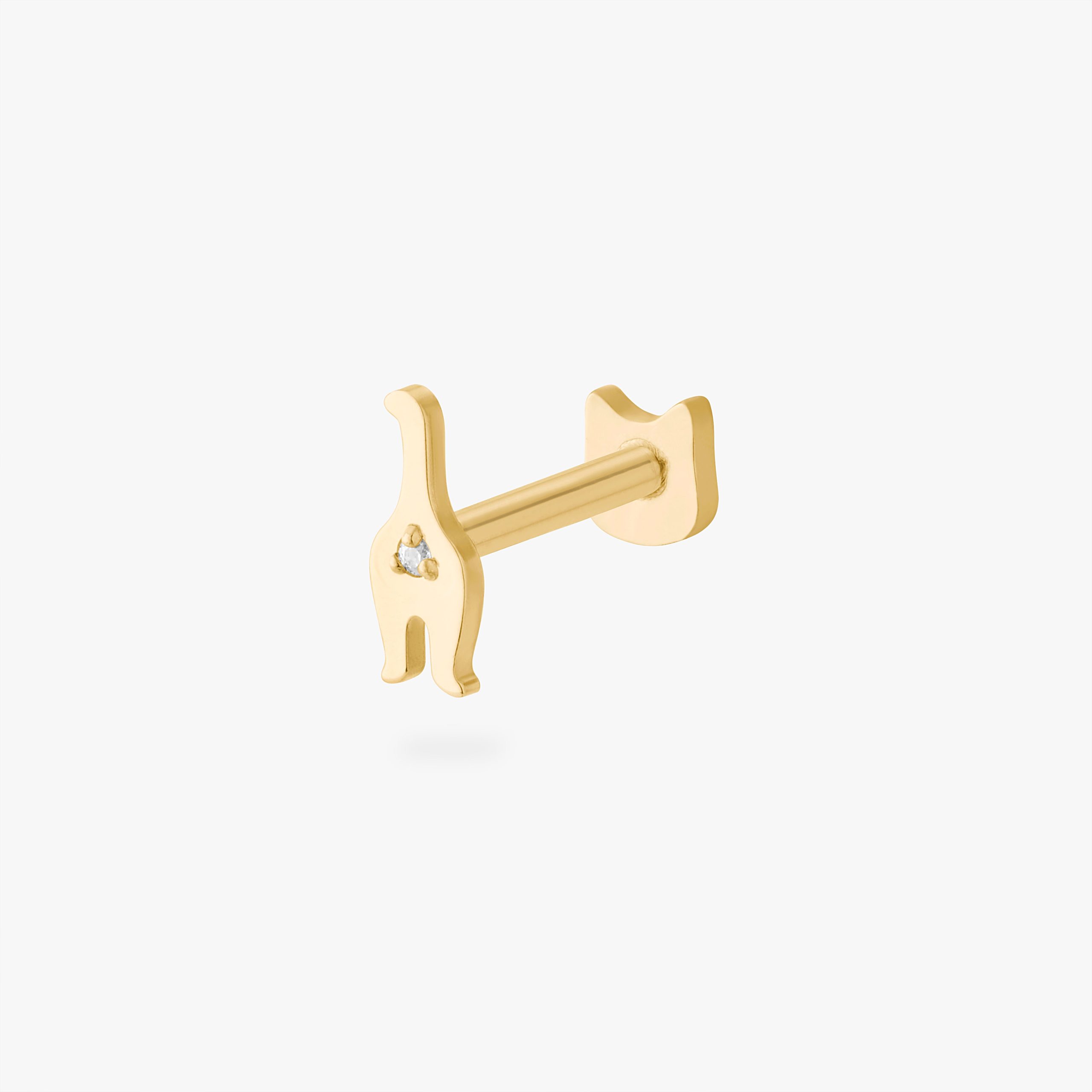 CZ Cat Reversible Flatback - STUDS