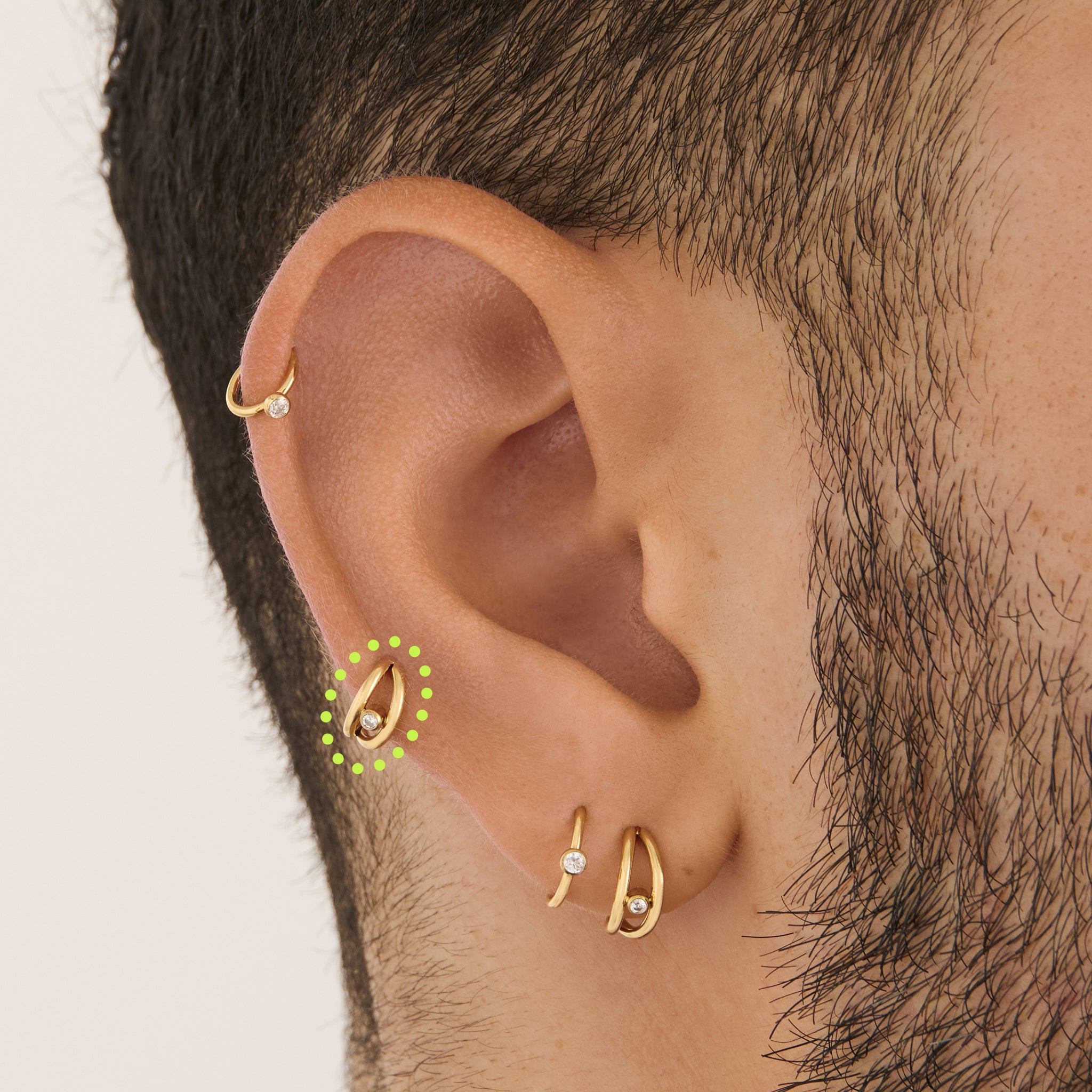6mm Floating Bezel Clicker - STUDS