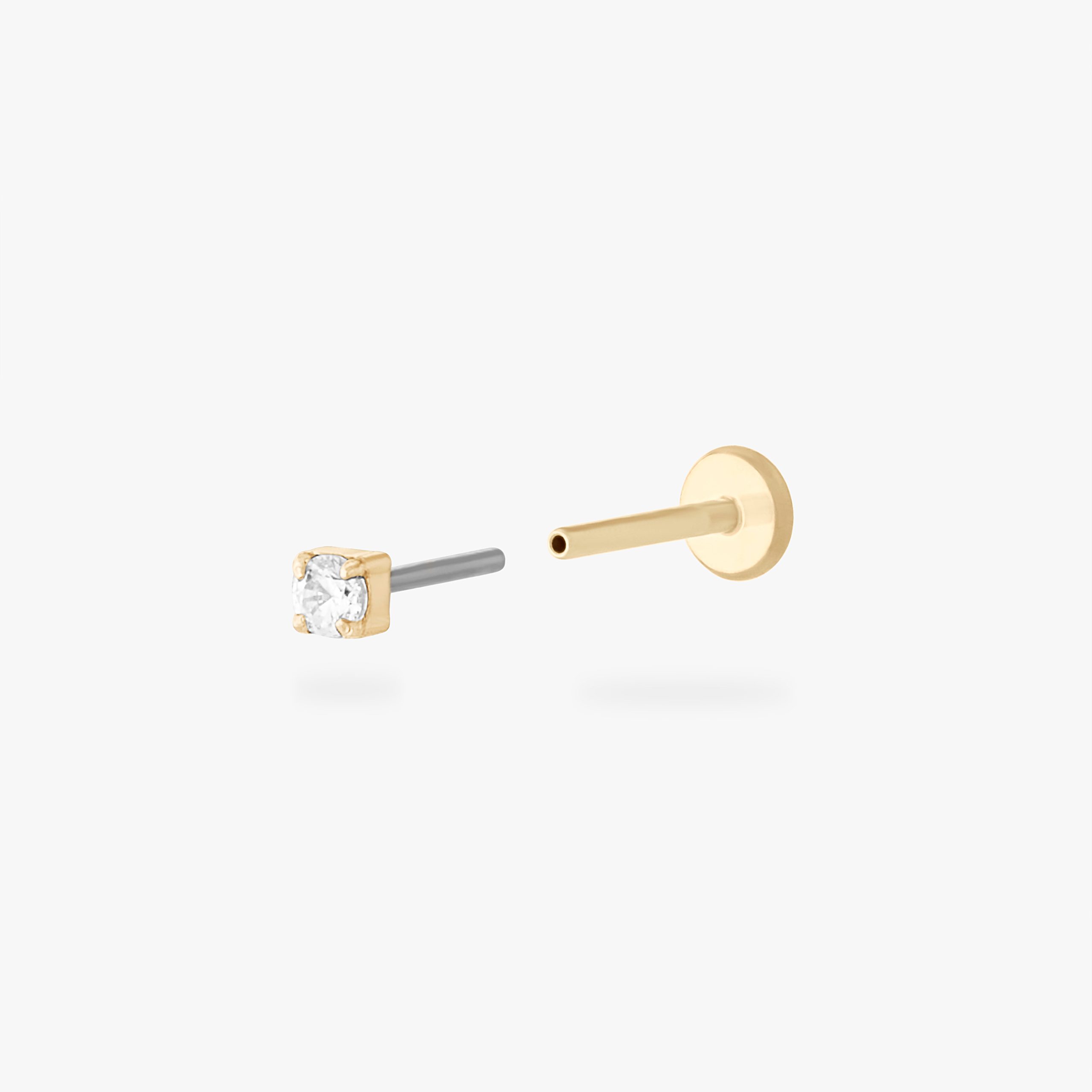 Micro CZ Flatback Stud - STUDS