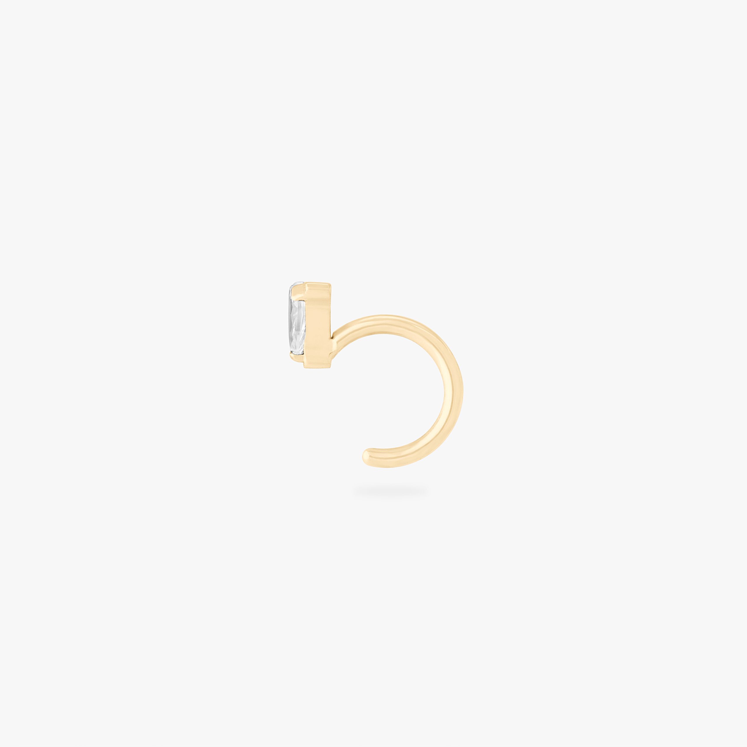 Open CZ Huggie 5mm - STUDS